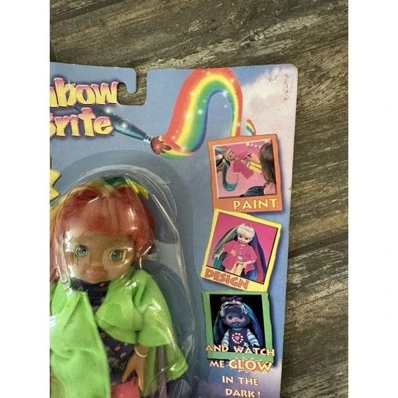 Color Glo Rainbow Brite Doll Amber‎ 9 Original Sealed Package Rare! Collectible